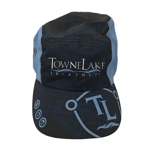 Headsweats Townelake Triathlon Blue Baseball Hat - Picture 1 of 15